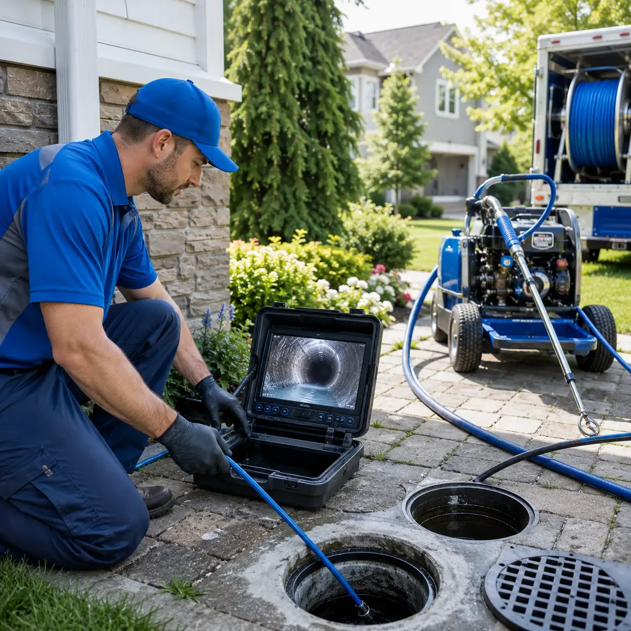 Outdoor drain cleaning professionals serving Niota, IL